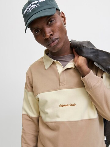 Felpa 'JORNorrebro' di JACK & JONES in marrone