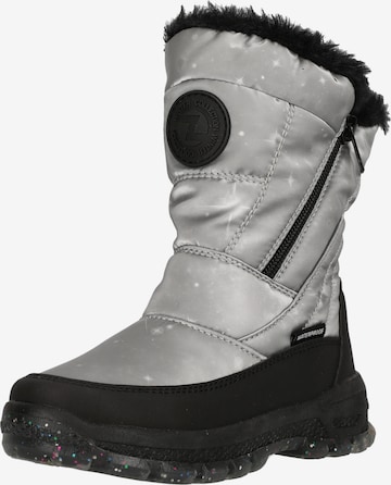 ZigZag Snowboots 'Lamia' in Silber: Vorderseite