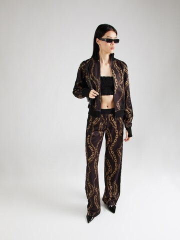 évasé Pantalon Versace Jeans Couture en noir