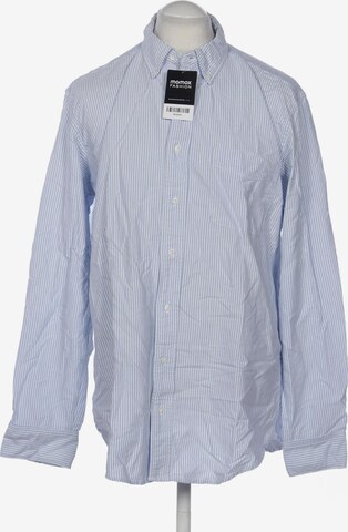 American Apparel Button Up Shirt in XL in Blue: front