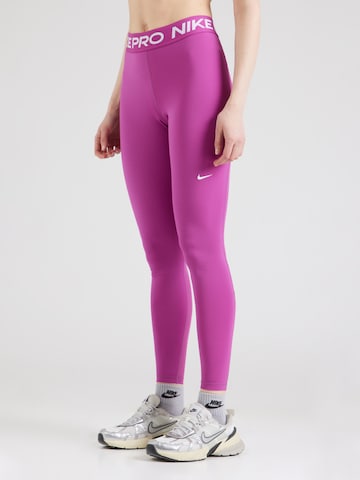 Skinny Pantaloni sportivi 'Pro' di NIKE in rosa: frontale