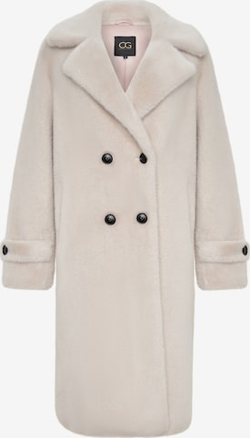Manteau d’hiver CESARE GASPARI en beige : devant