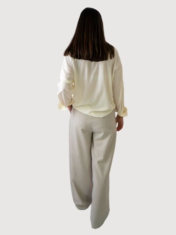 WEARABLE STORIES Wide leg Pantalon 'Gwyneth' in Grijs