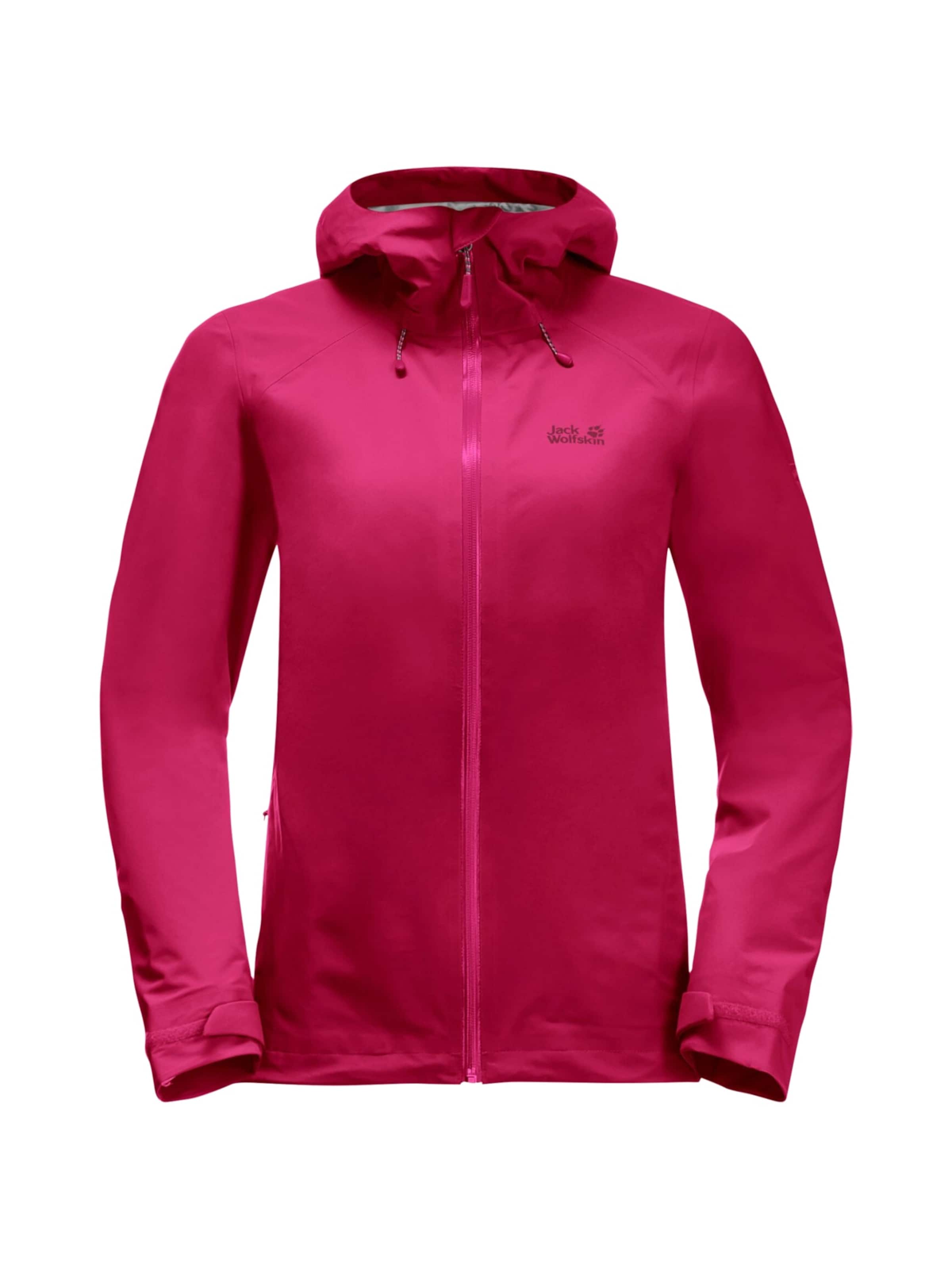 JACK WOLFSKIN Outdoor Jacket 'Highest Peak' in Pink: front