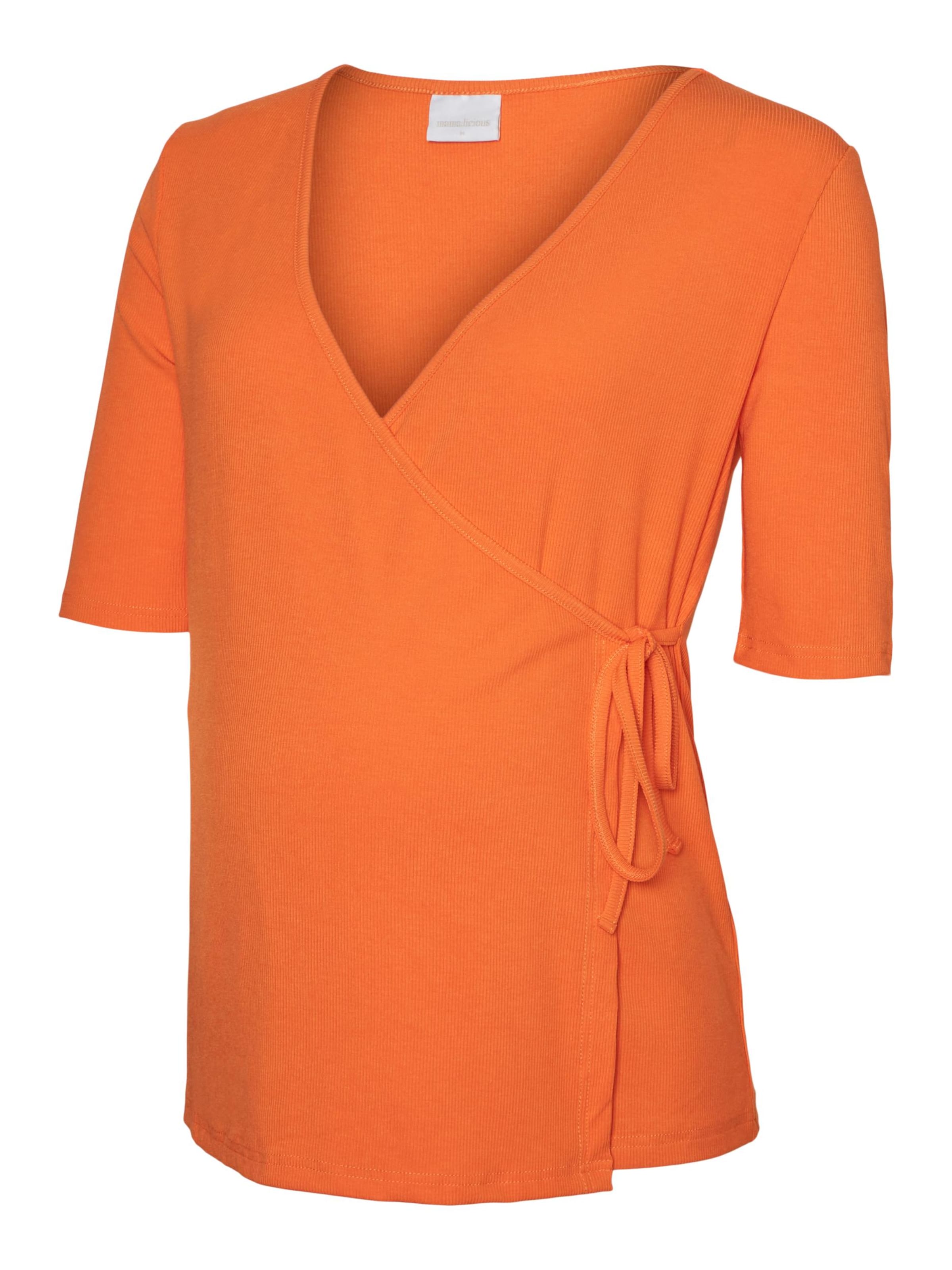 MAMALICIOUS Shirt 'Alaia' in Orange, Item view