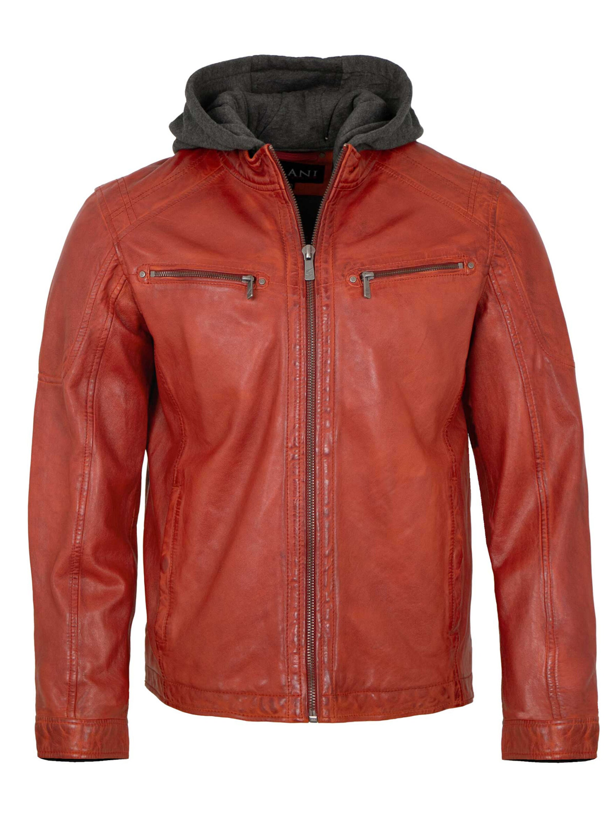 Jilani Between-Season Jacket 'Ventura' in Red: front