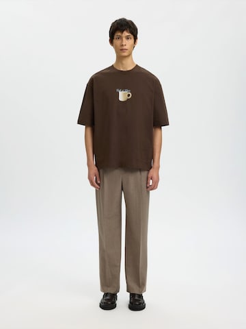 SELECTED Shirt 'SLHNORMAN' in Bruin