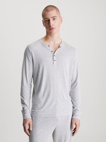 Pyjama long Calvin Klein Underwear en gris : devant