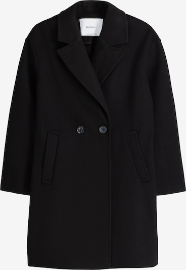 Bershka Prechodný kabát - čierna, Produkt