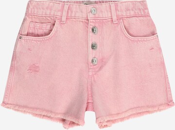 regular Jeans 'PETRA' di KIDS ONLY in rosa: frontale