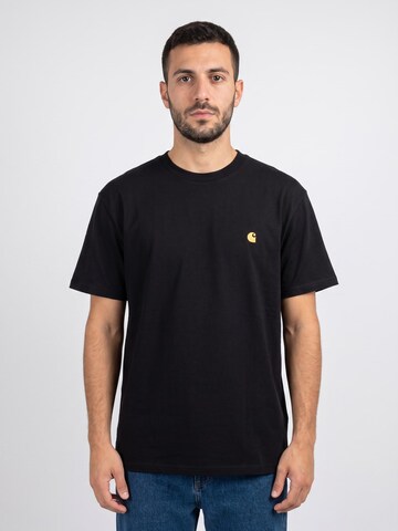 Carhartt WIP Bluser & t-shirts 'S/S CHASE T-SHIRT BLACK / GOLD' i blandingsfarvet