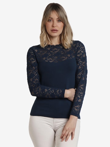 admas - Top en azul: frente