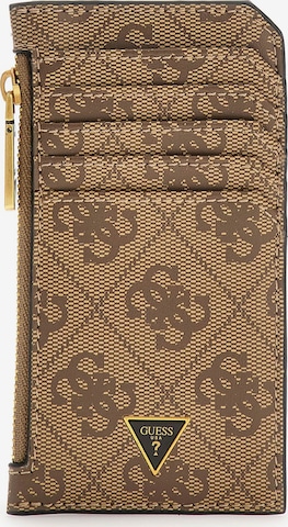 GUESS Wallet 'Vezzola' in Beige: front