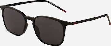 Lunettes de soleil HUGO Red en noir : devant