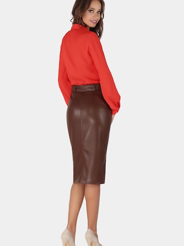 Anushka Skirt in Brown
