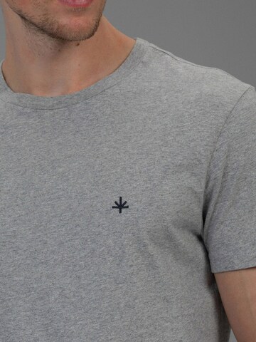 Laurent Vergne Shirt 'Thierry T-Shirt - Grey Melange' in Grey