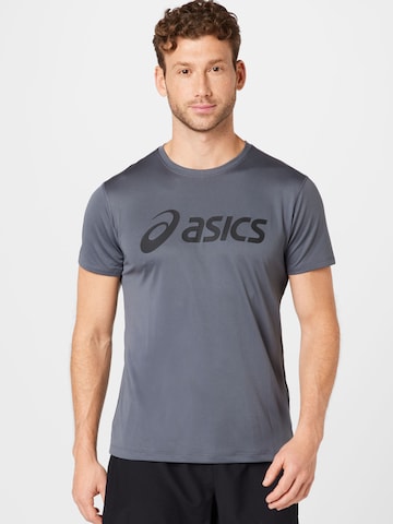 ASICS Λειτουργικό μπλουζάκι σε γκρι: μπροστά