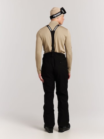 PROTEST Regular Workout Pants 'PRTChester' in Black