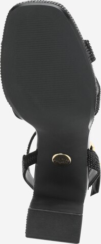 BUFFALO Páskové sandály 'CHERRY SPARK' – černá