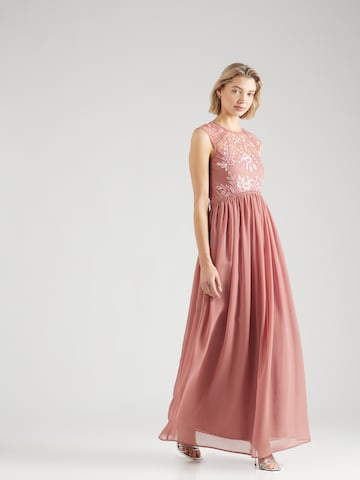 LACE & BEADS Evening Dress 'Debora' in Pink