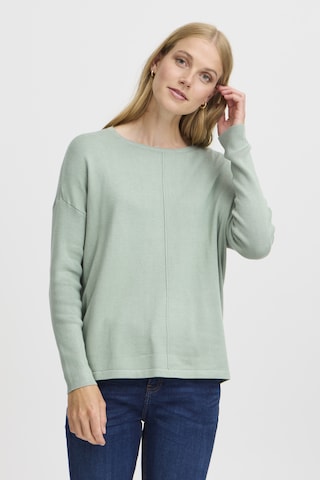 Pullover 'Frliso' di Fransa in verde: frontale