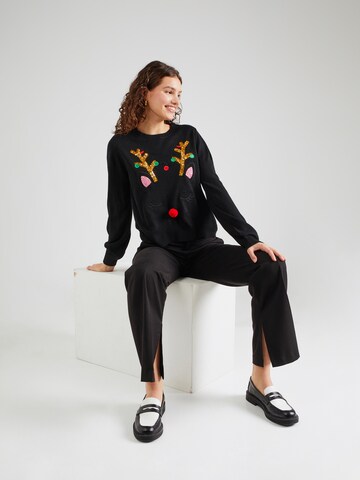 Pull-over 'VMRUDOLF' VERO MODA en noir