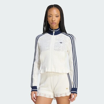 ADIDAS ORIGINALS - Cárdigan 'SPORTS CLUB' en blanco: frente