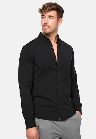 JEFF Slim fit Button Up Shirt 'Theodore' in Black