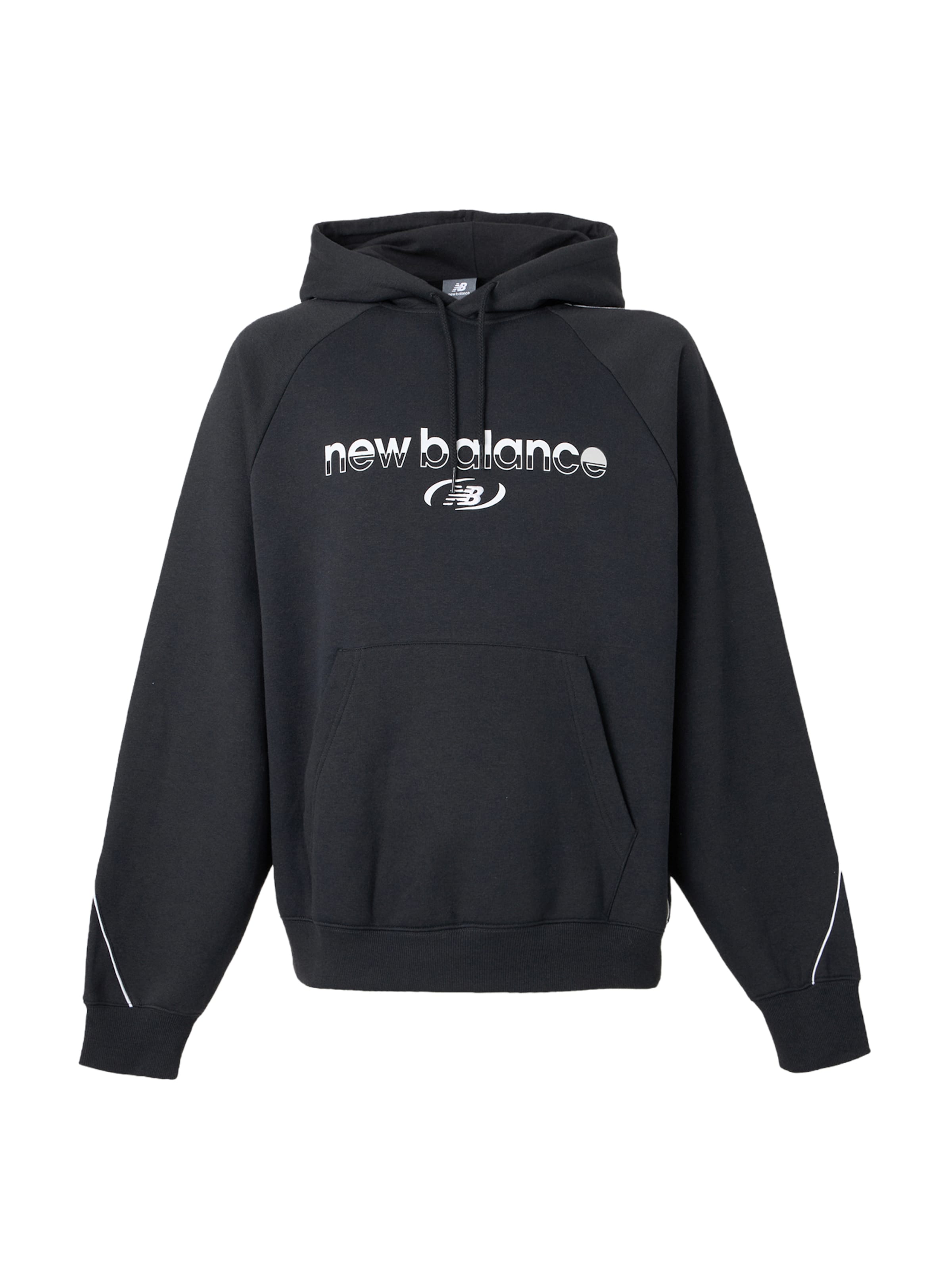 Felpa 'MT62Y14P' di new balance in nero: frontale