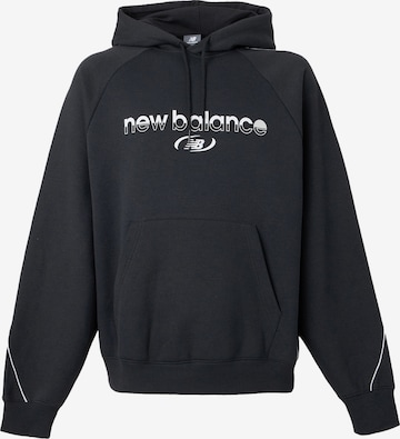 new balanceSweater majica 'MT62Y14P' - crna boja: prednji dio