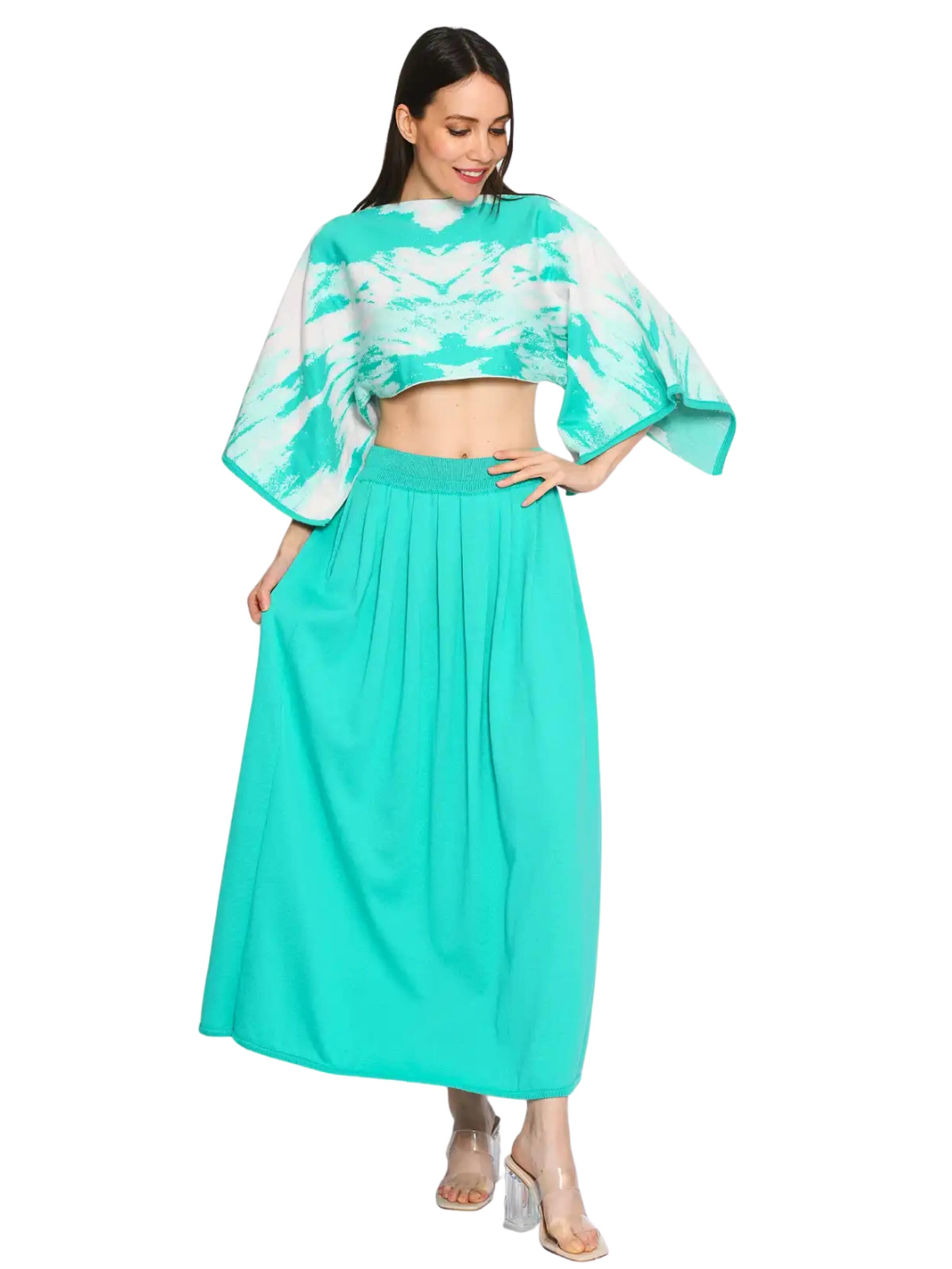 Süel knitwear - Falda 'Hanna' en verde
