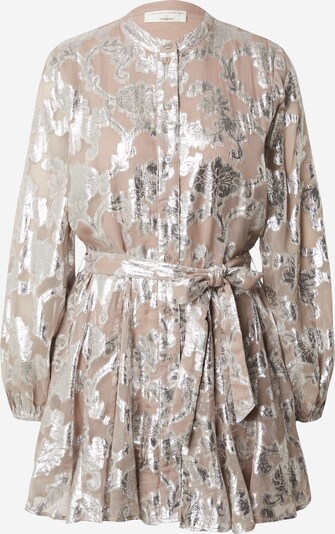 Guido Maria Kretschmer Women Robe-chemise 'Patrizia' en beige / argent, Vue avec produit