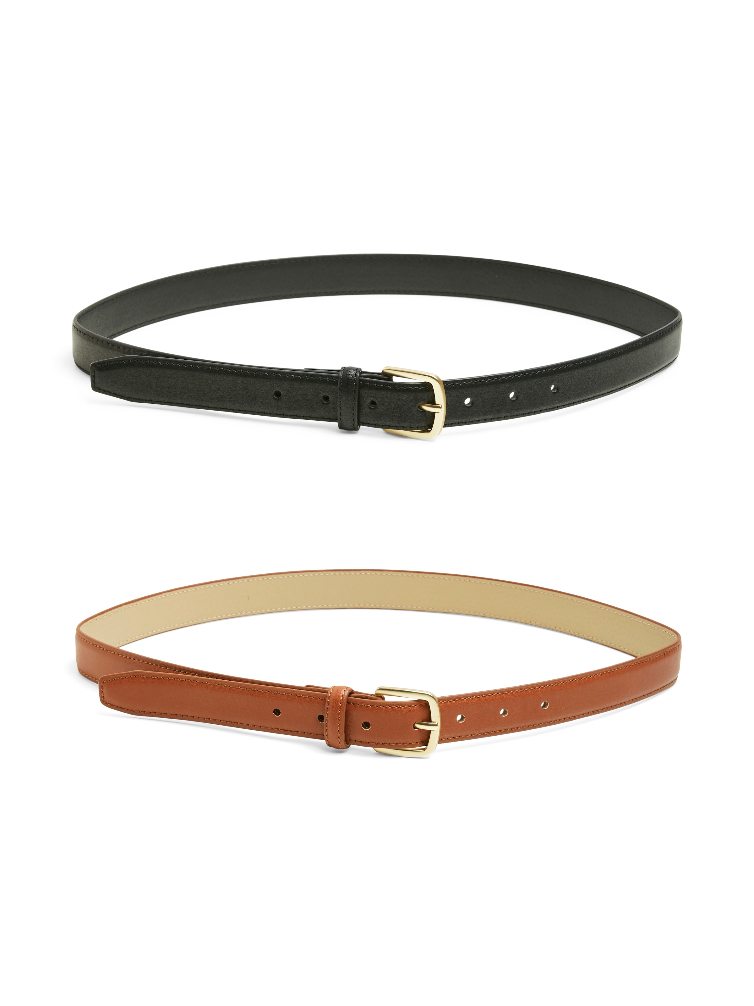 PIECES Vyö 'PCOLINE' värissä konjakki / musta, Tuotenäkymä