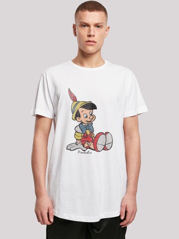 F4NT4STIC Shirt 'Disney Pinocchio Classic' in White: front