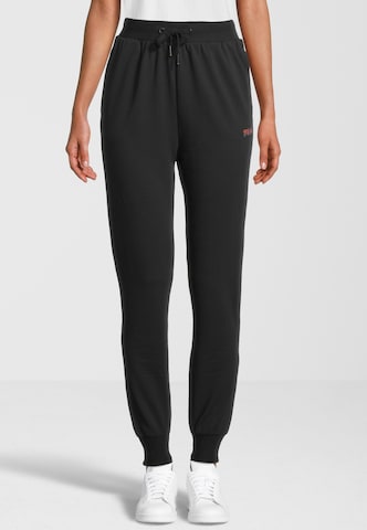 FILA Tapered Pants 'PIA' in Black: front