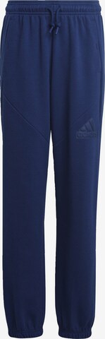 ADIDAS SPORTSWEAR Workout Pants 'Future Icons' in Blue: front