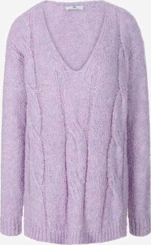 Peter Hahn Sweater in Purple: front