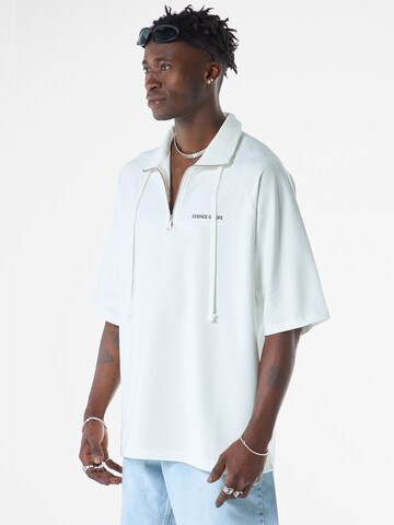 VAMOS CLO Shirt 'Christmas Rose' in White
