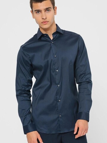JACK & JONES Slim fit Overhemd in Blauw