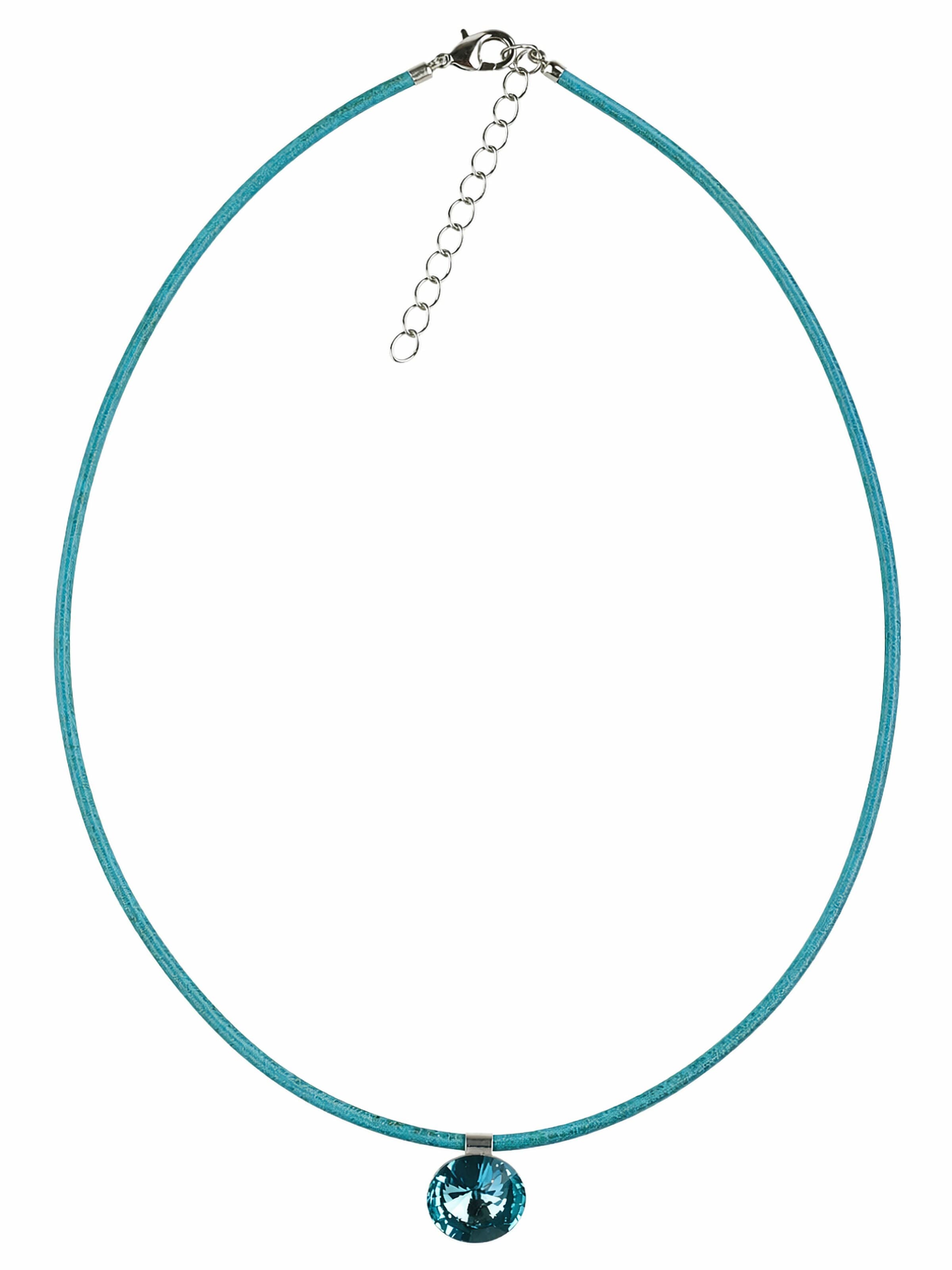 COLLEZIONE ALESSANDRO Necklace 'Frankfurt' in Blue: front