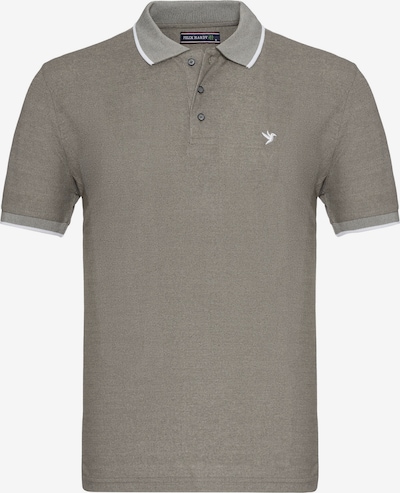 Felix Hardy T-shirt i khaki / vit, Produktvy