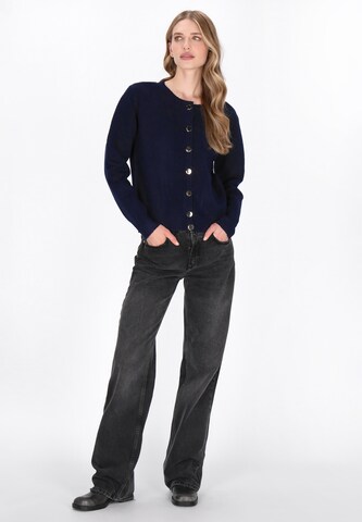 DreiMaster Vintage Knit cardigan 'Vintage' in Blue