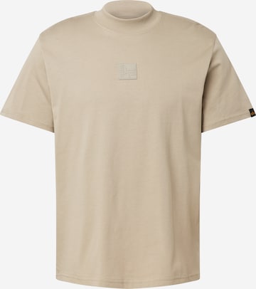 ALPHA INDUSTRIES Shirt in Beige: voorkant