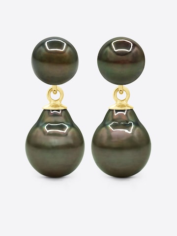 Boucles d'oreilles 'TIKEHAU' Ateliers Saint Germain en jaune : devant