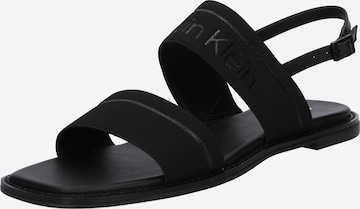 Calvin Klein Sandal i svart: framsida