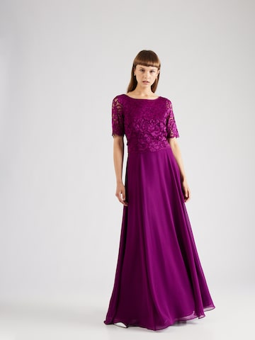 Vera Mont - Vestido de festa em roxo: frente