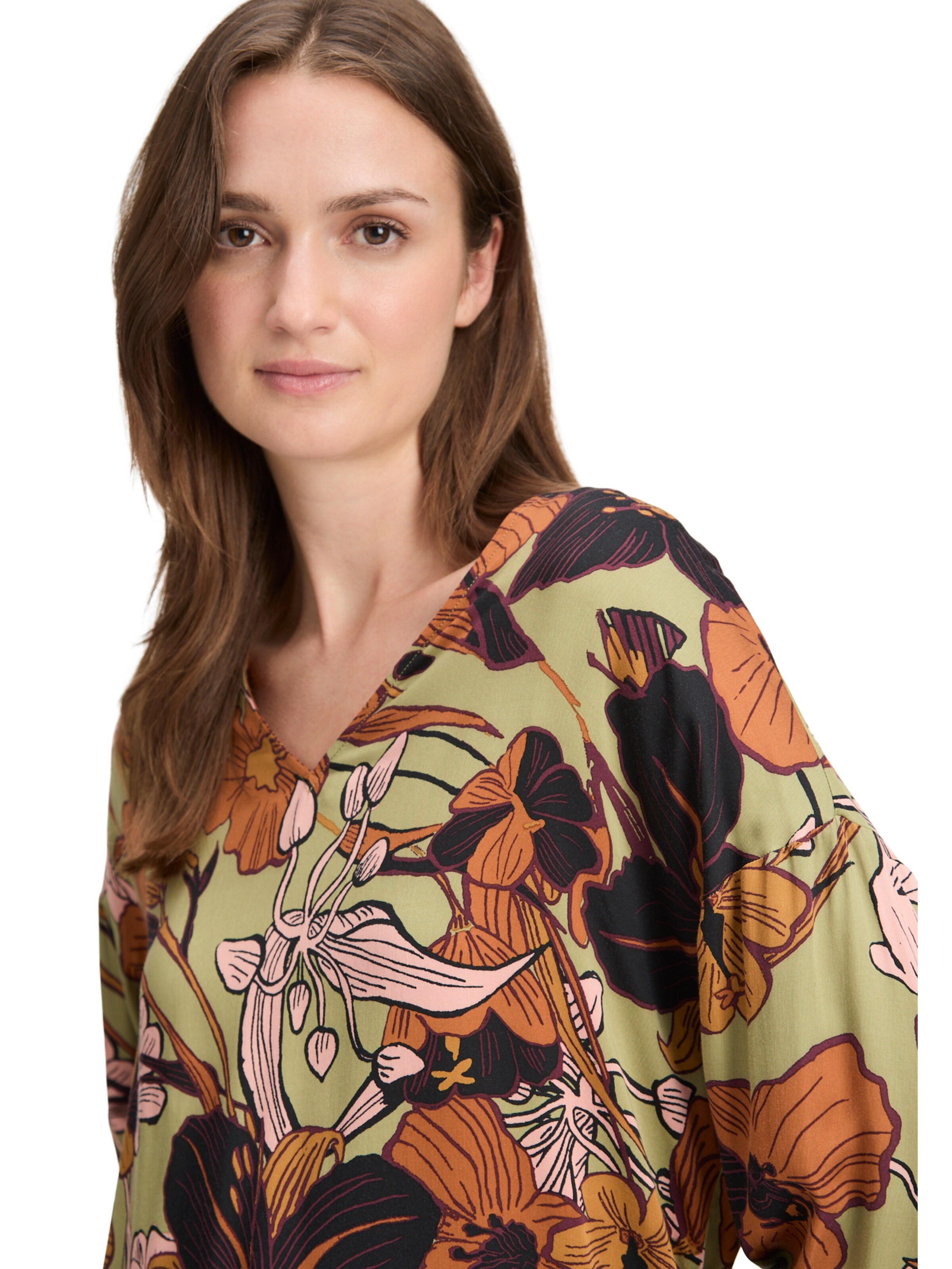 Camicia da donna di Cartoon in colori misti