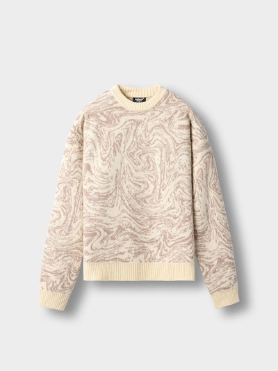 Burocs Sweater 'Knit Swirl' in Cream, Item view