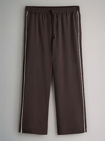 Wide Leg Pantalon The Set en marron