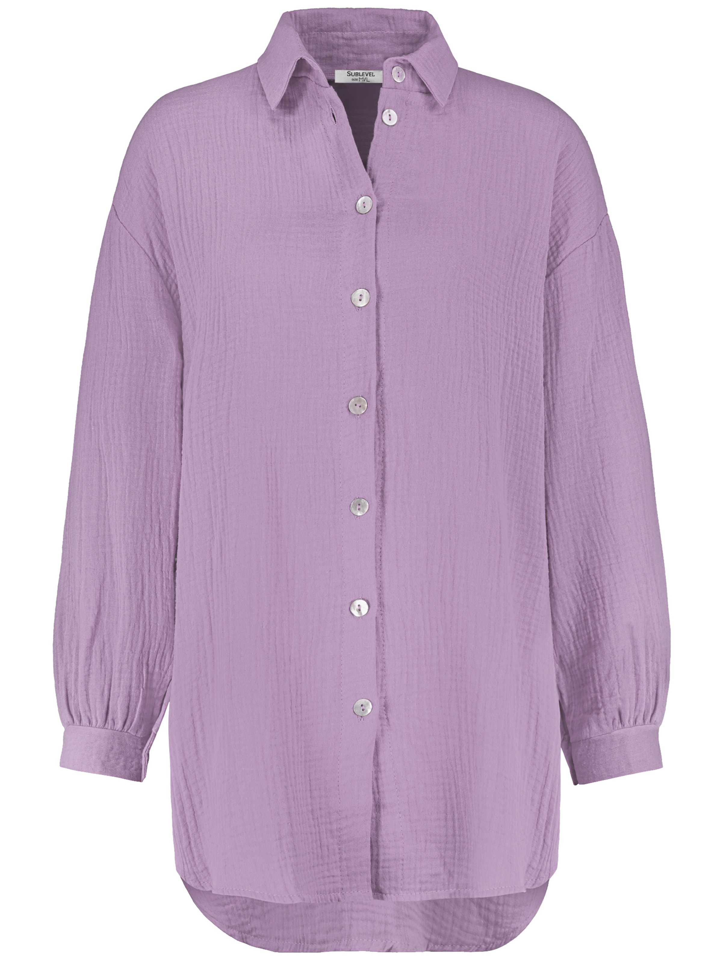 Sublevel Blouse in Lila: voorkant